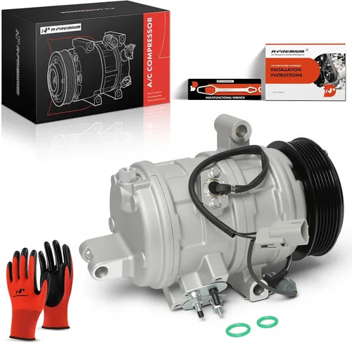 Vista 10 de A-Premium Compresor de aire acondicionado con embrague compatible con Toyota Tundra 2007-2009, 4Runner 2003-2009, Sequoia 2001-2007 y Lexus GX470