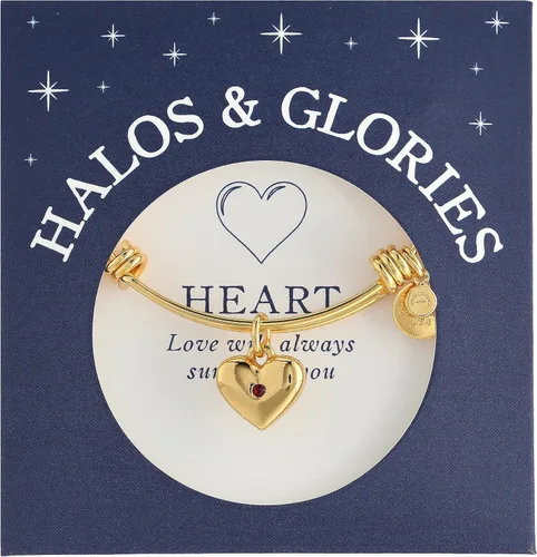 Vista 3 de Halos & Glories, Pulsera con colgante de corazón