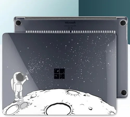 Vista 7 de Batianda AstroGrid - Funda para portátil Microsoft Surface de 15 pulgadas Astronaut
