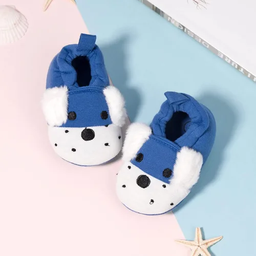 Vista 2 de Sawimlgy Pantuflas de dibujos animados para recién nacidos, para bebés, niños y niñas, suela antideslizante suave, suela antideslizante, zapatos