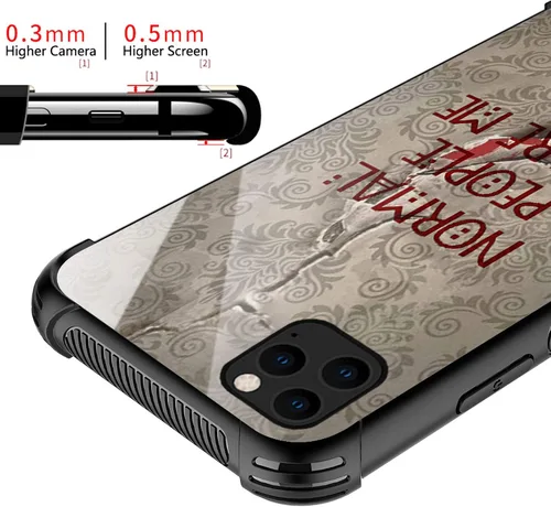 Vista 2 de CARLOCA Funda compatible con iPhone 12 Pro Max, funda de American Horror Story para iPhone 12 Pro Max para niñas y niños, diseño gráfico, a prueba