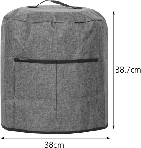 Vista 5 de Cubierta protectora para freidora de aire, cubierta protectora de viaje, fácil limpieza, a prueba de polvo, multifunción, para utensilios de cocina