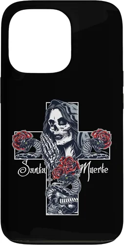 Vista 10 de Funda con diseño de calavera de Santa Muerte para iPhone 17