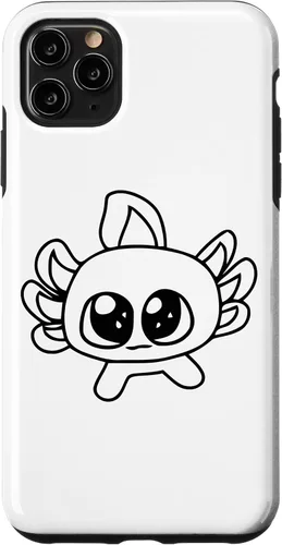 Vista 11 de Funda para disfraz de cumpleaños para iPhone 14 con diseño de ajolote kawaii para niñas y niños