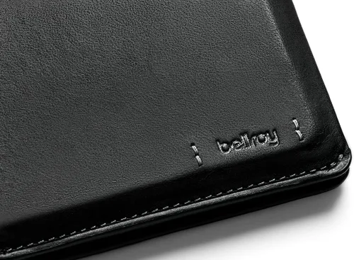 Vista 4 de Bellroy Manga delgada - Edición premium billetera delgada de cuero Negro - Cartera delgada