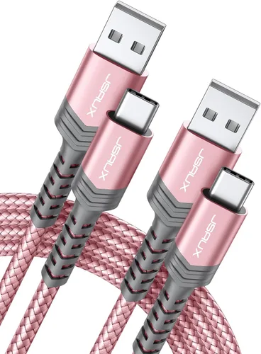 Vista 14 de JSAUX - Cable de carga para iPhone 18 y 17 Pro, 3.3 pies, paquete de 2 USB a USB C, color negro