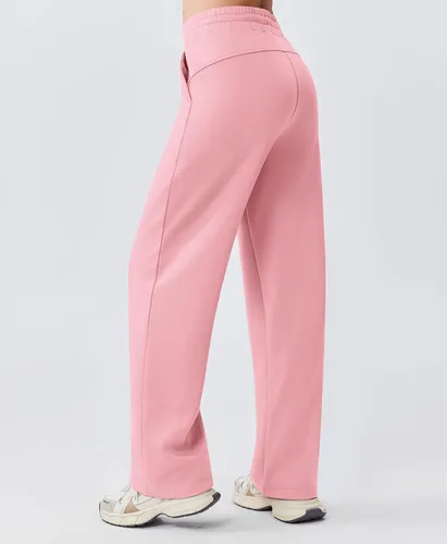 Vista 5 de PINSPARK Conjunto de 2 piezas para mujer con cremallera de 12, sudadera de ajuste holgado, pantalones de pierna recta, traje a juego para otoño