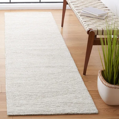 Vista 19 de SAFAVIEH Metro Collection - Alfombra decorativa de 2 x 3 pies, azul y marfil, diseño transicional, ideal para áreas de alto tráfico en pasillo, baño