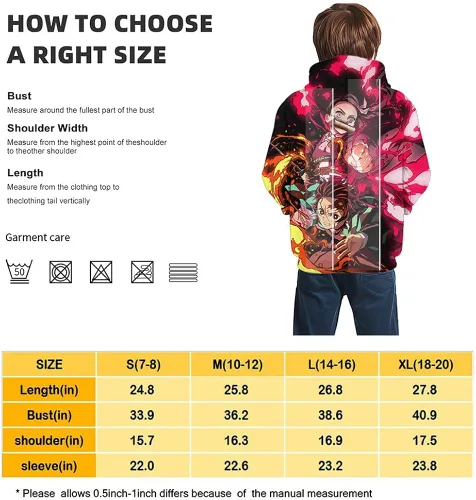 Vista 6 de Sudadera con capucha y bolsillo con estampado 3D de animé para hombre