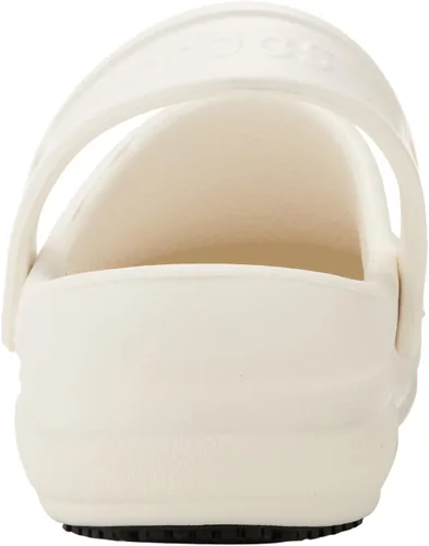 Vista 7 de Crocs Zuecos unisex Bistro (9 B (M) de EE. UU. para mujer/7 D (M) de hombre de EE. UU., blanco)