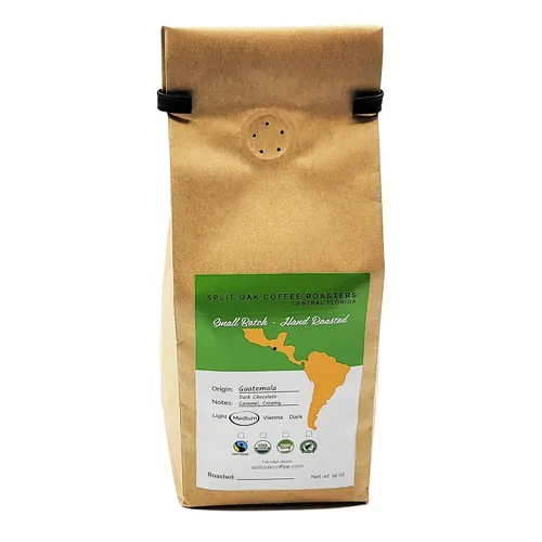 Vista 9 de Paquete de 3 granos de café orgánico Guatemala Huehuetenango de 12 onzas, comercio justo, tostado medio, origen único, cultivo a la sombra, reserva