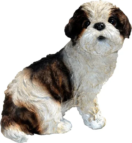 Vista 9 de Punch-Boxer Puppy M by Michael Carr Designs - Figura de perro cachorro para exteriores, para jardines, patios y césped (80108)