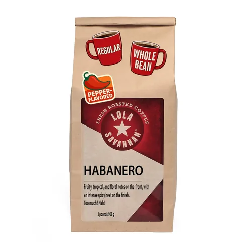Vista 11 de Lola Savannah Café con cafeína en grano entero Chipotle, 2lb (32 oz)