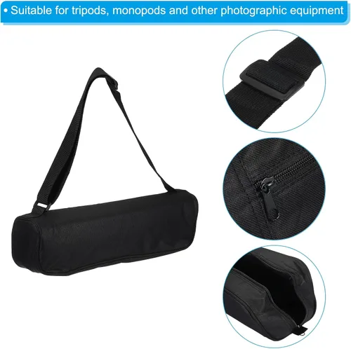Vista 4 de PATIKIL Bolsa de transporte para trípode de 16 x 4 x 5 pulgadas, bolsa de transporte acolchada de nailon con correa para el hombro para trípodes