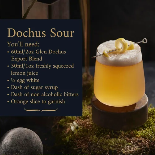 Vista 6 de Glen Dochus Export Blend Whisky sin alcohol, galardonado aromático y cálido licores escoceses sin alcohol - Halal, bajo en azúcar y sin gluten