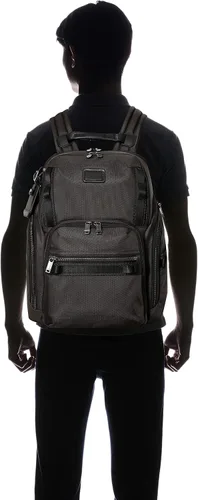 Vista 9 de TUMI Mochila de búsqueda para hombre, Negro -, Mochila de búsqueda