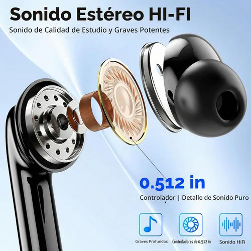 Vista 2 de Auriculares de traducción AI en tiempo real, 134 idiomas Traductor Negro