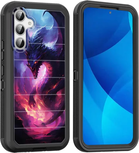 Vista 43 de Funda para Galaxy A15 5G, cuerpo completo, protección contra caídas, a prueba de polvo, resistente de 3 capas, militar, resistente, duradera
