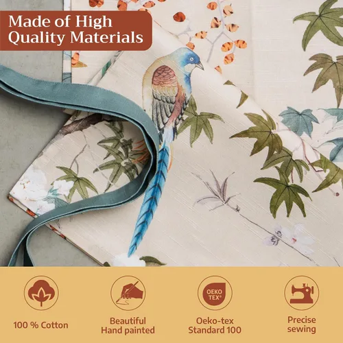 Vista 534 de Maison d' Hermine Delantales para mujer con bolsillo, 100% algodón (27.50 x 31.50 pulgadas)