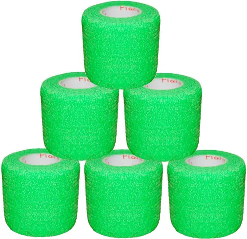Vista 8 de Cinta adhesiva para veterinarios (negro) (paquete de 2) (2 pulgadas x 15 pies), autoadhesiva, adherente, cohesiva, flexible, autoadhesiva, rollo