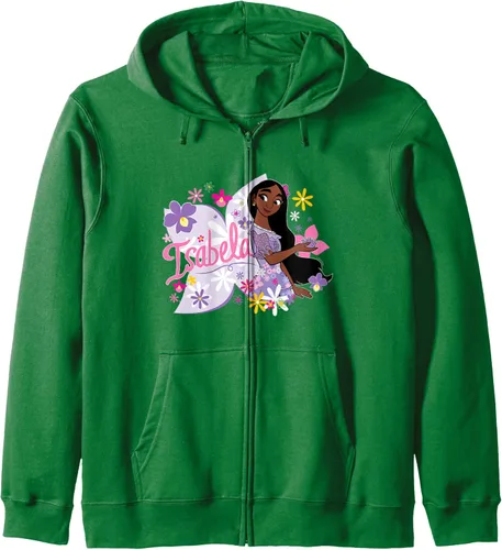 Vista 7 de Encanto - Sudadera con capucha Isabela Zip, Negro