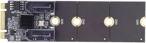 Vista 16 de xiwai NGFF Key A+E macho a PCI Express Riser Adaptador hembra en ángulo recto 90 grados Adaptador de perfil bajo Tarjeta de extensión Riser