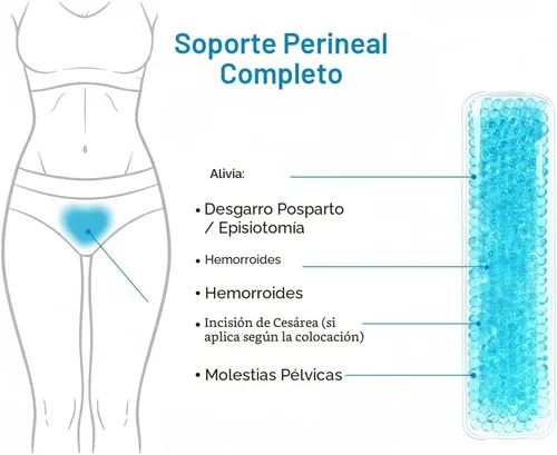 Vista 5 de Almohadilla de enfriamiento perineal para recuperación posparto, paquetes fríos de gel extra duraderos para hemorroides y alivio de cesárea, 2
