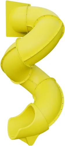 Vista 9 de Tobogán Turbo Twister de 9 pies para juegos – Aventura de giro, paseo suave y seguro TUSK Strong℠ (azul)