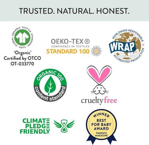 Vista 39 de HonestBaby Camisetas musculares sin mangas 100% algodón orgánico para bebés y niños pequeños, niñas