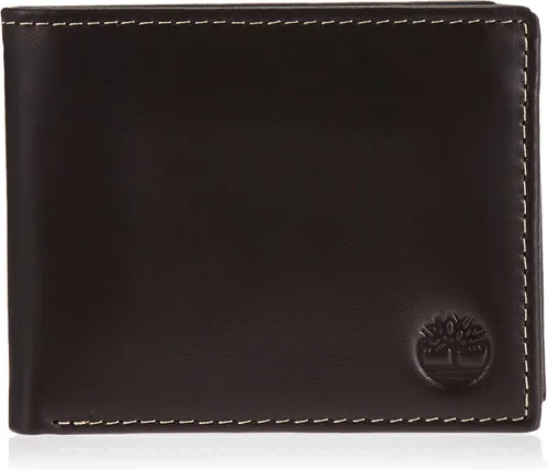 Vista 13 de Cartera de cuero para hombre de Timberland con bolsillo abatible adjunto