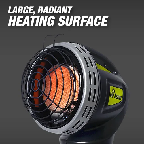 Vista 6 de Calentador de propano radiante de 4,000 BTU para carrito de golf