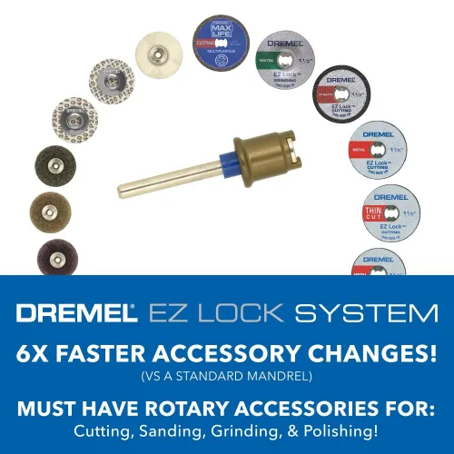 Vista 3 de Dremel EZ728-01 Kit de accesorios de corte EZ Lock de 11 piezas Micro