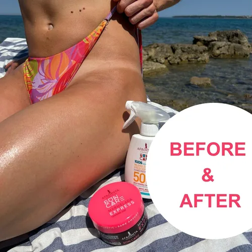 Vista 5 de Sun Care Marmelada - Acelerador de bronceado Para un bronceado rápido e intenso con aceite de coco 100% orgánico, karité y manteca de cacao
