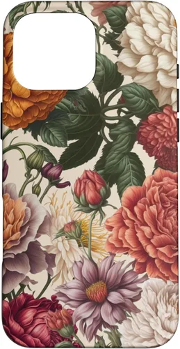 Vista 19 de Cute Flowers Vintage Botanical Floral Illustration Women Case for iPhone 17