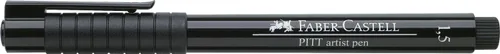 Vista 3 de Faber-Castell Rotulador a base de agua Pit Artist Pen 199 Negro 1.5 167890