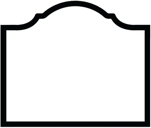 Vista 2 de Caspari Tarjetas de lugar troqueladas de arco en papel de aluminio negro, 8 por paquete