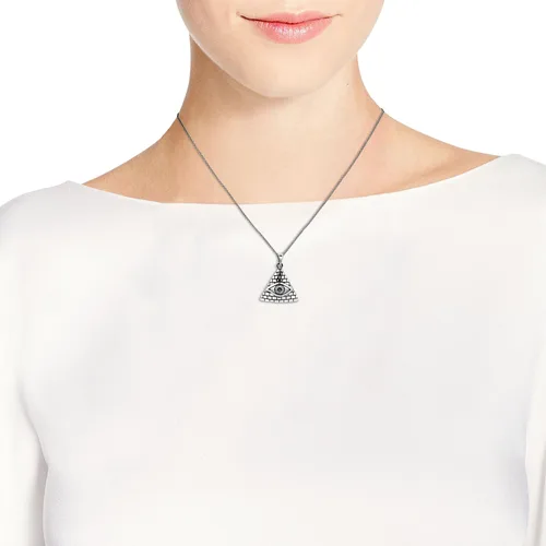 Vista 5 de Collar de plata de ley 925 All Seeing Eye of Providence, Plata esterlina, no conocido