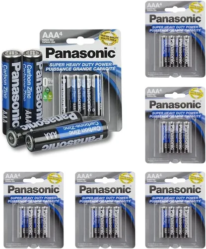 Vista 3 de Panasonic 8 pilas AAA Super Heavy Duty Carbon Zinc Battery 1.5V