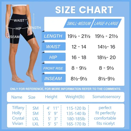 Vista 5 de TNNZEET - Pantalones cortos elásticos para mujer, de cintura alta de 20cm, para correr, entrenar, hacer ciclismo