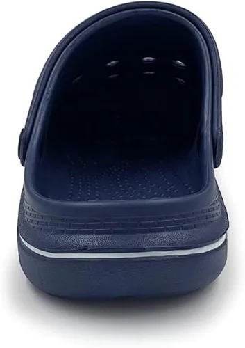Vista 4 de Pantuflas unisex clásicas con forro de cuero estilo zuecos, AC1519