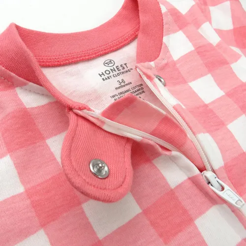 Vista 3 de HonestBaby Pijama de algodón orgánico con pies para dormir y jugar para bebé niña