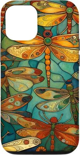Vista 28 de iPhone 16 Dragonfly Party III Pretty Dragonflies In A Garden Flying Case
