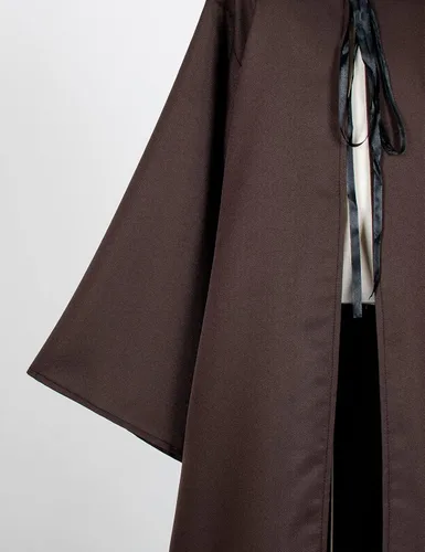 Vista 6 de TOGROP Disfraz de caballero para niños y adultos bata con capucha para niños hombres cosplay de 4 a 13 años
