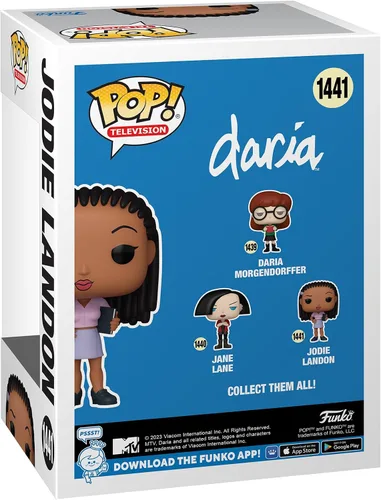 Vista 3 de Funko POP! TV: Daria - Jodie Landon - Figura de vinilo coleccionable - Idea de regalo - Producto oficial - para niños y adultos - Fans