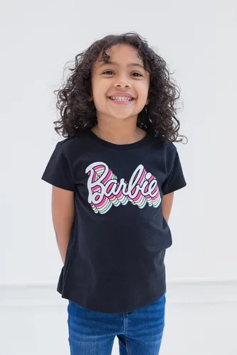 Vista 6 de Barbie Paquete de 3 camisetas para niñas de niños pequeños a grandes