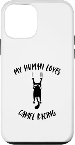 Vista 16 de My Human Loves Camel Racing - Cat Parent Hobby Lover Case for iPhone 16