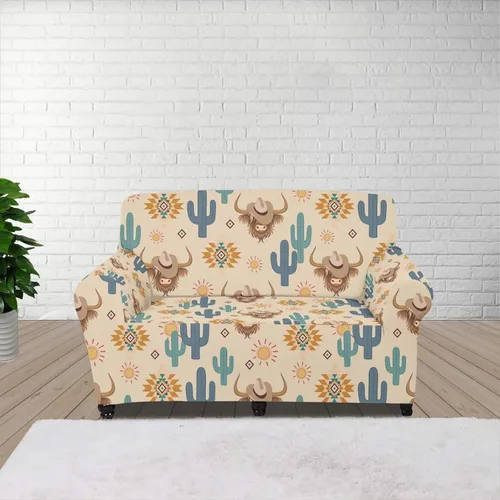 Vista 125 de ZOUTAIRONG Fundas elásticas para sofá con estampado de ramas de camuflaje 3D para sofá, funda para muebles de un solo cojín, decoración del hogar u