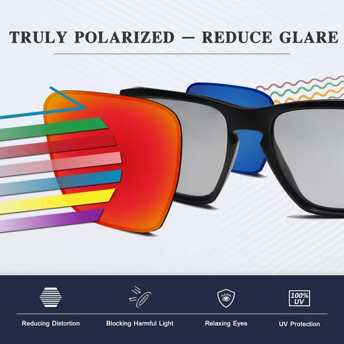 Vista 6 de Lentes de repuesto UV400 de 0071in de grosor para Oakley Juliet Sunglass - Opciones