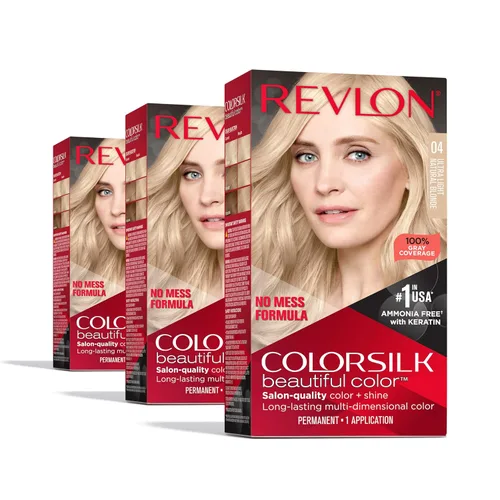 Vista 10 de Revlon Colorsilk Beautiful Color - Tinte permanente para el cabello, versión antigua, rubio sol ultra claro 03 (paquete de 3)