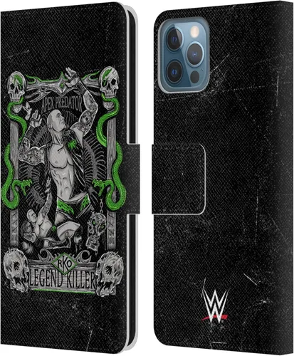 Vista 34 de Head Case Designs Officially Licensed WWE in My Veins Randy Orton Leather Wallet Case Compatible with Apple iPhone 11